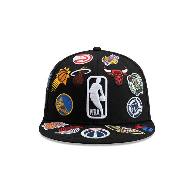 NBA All Over Logo 59FIFTY Cerrada