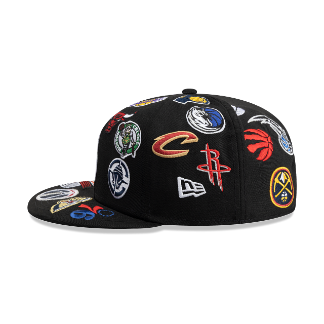 NBA All Over Logo 59FIFTY Cerrada