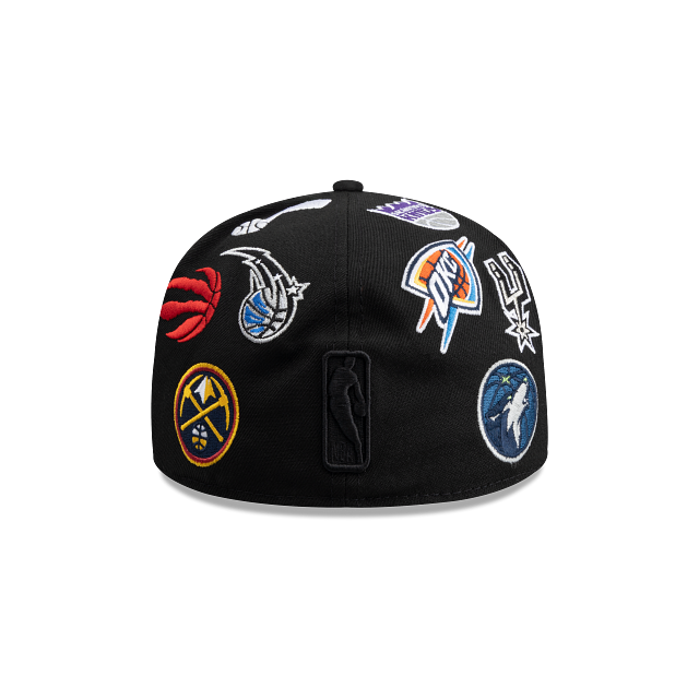 NBA All Over Logo 59FIFTY Cerrada