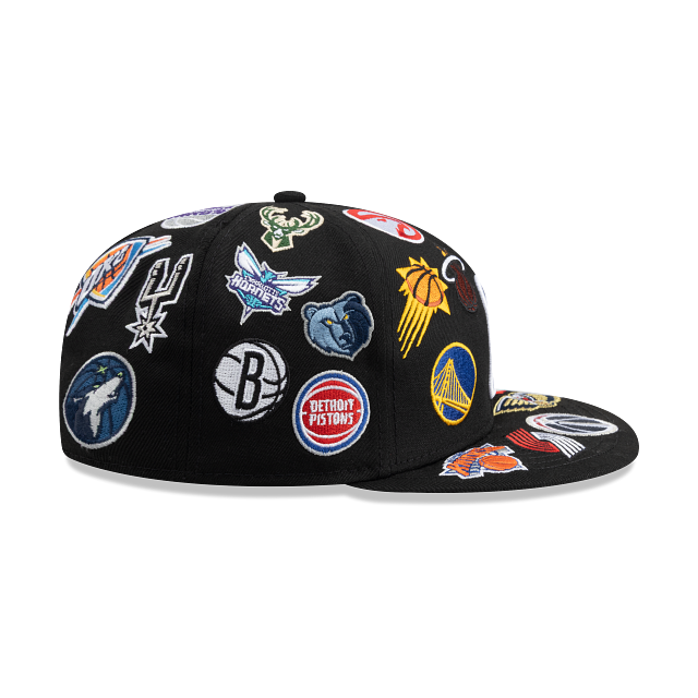 NBA All Over Logo 59FIFTY Cerrada