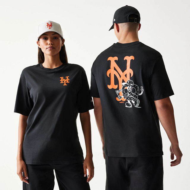 Playera Manga Corta New York Mets MLB Food Graphic