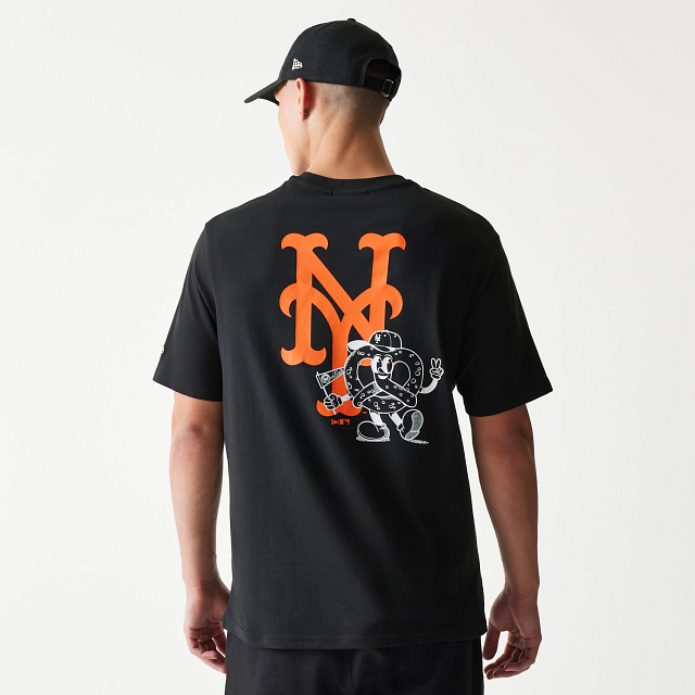 Playera Manga Corta New York Mets MLB Food Graphic