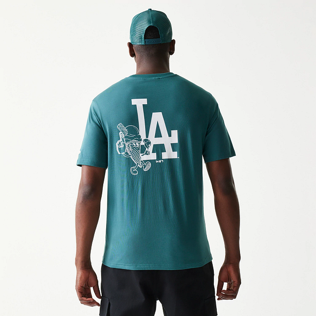 Playera Manga Corta Los Angeles Dodgers MLB Food Graphic