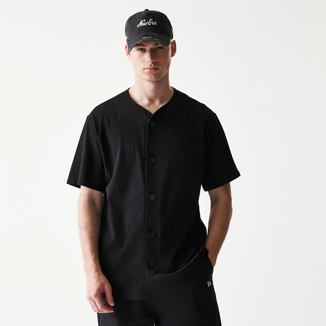 Jersey New Era Script Negra