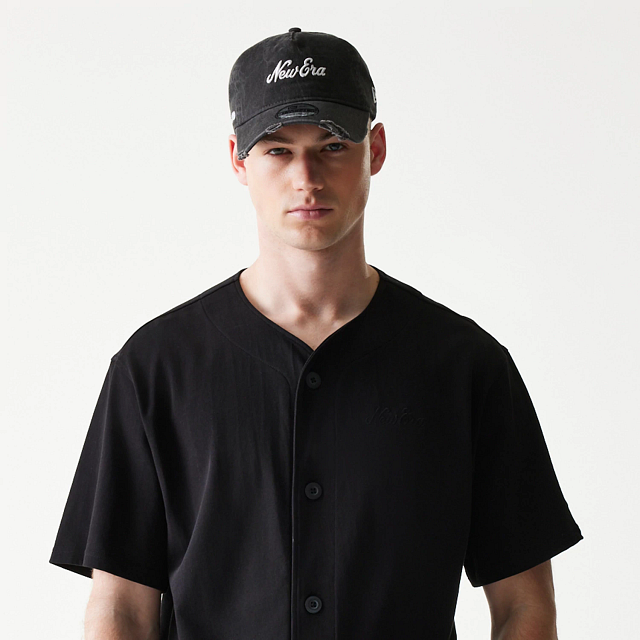 Jersey New Era Script Negra