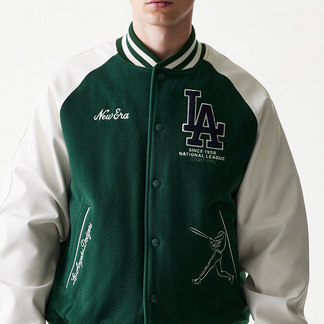 Chumpa Varsity Los Angeles Dodgers MLB Heritage Verde