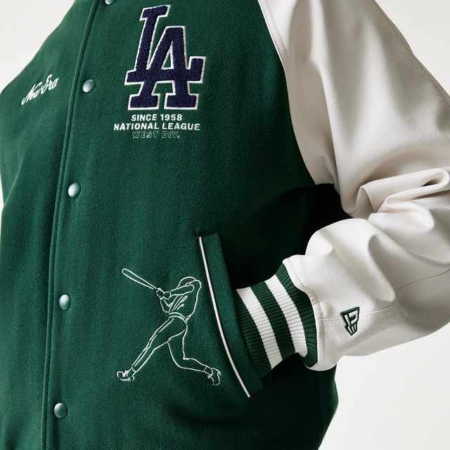 Chumpa Varsity Los Angeles Dodgers MLB Heritage Verde