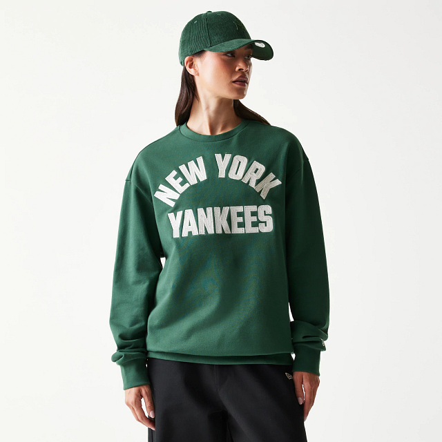 Sudadera New York Yankees MLB Wordmark Verde