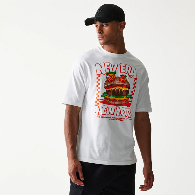 Camisa New Era Food Graphic Blanca