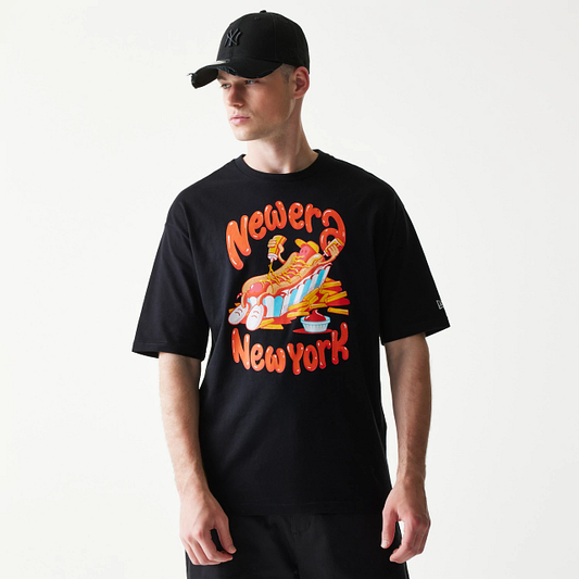 Camisa New Era Food Graphic Negra