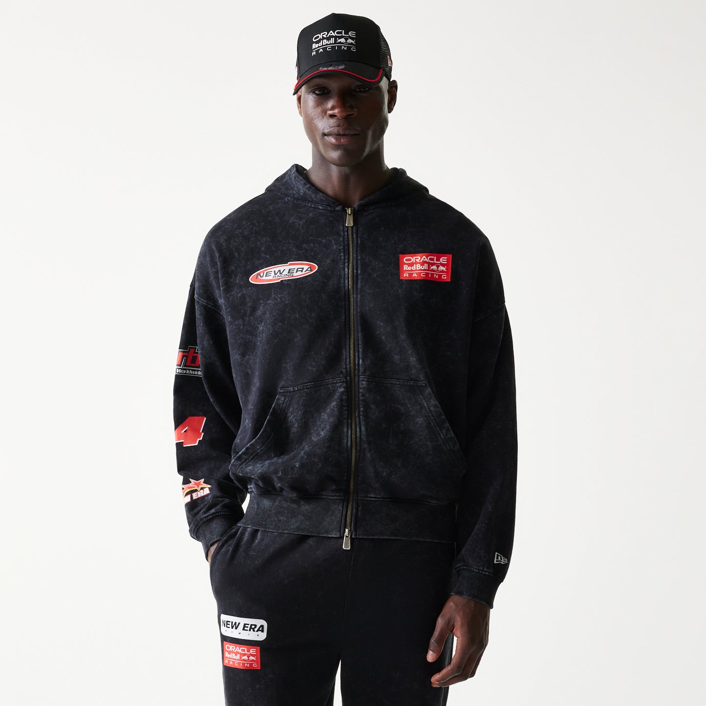 Sudadera Oracle Red Bull Racing Motorsport Lifestyle Negra