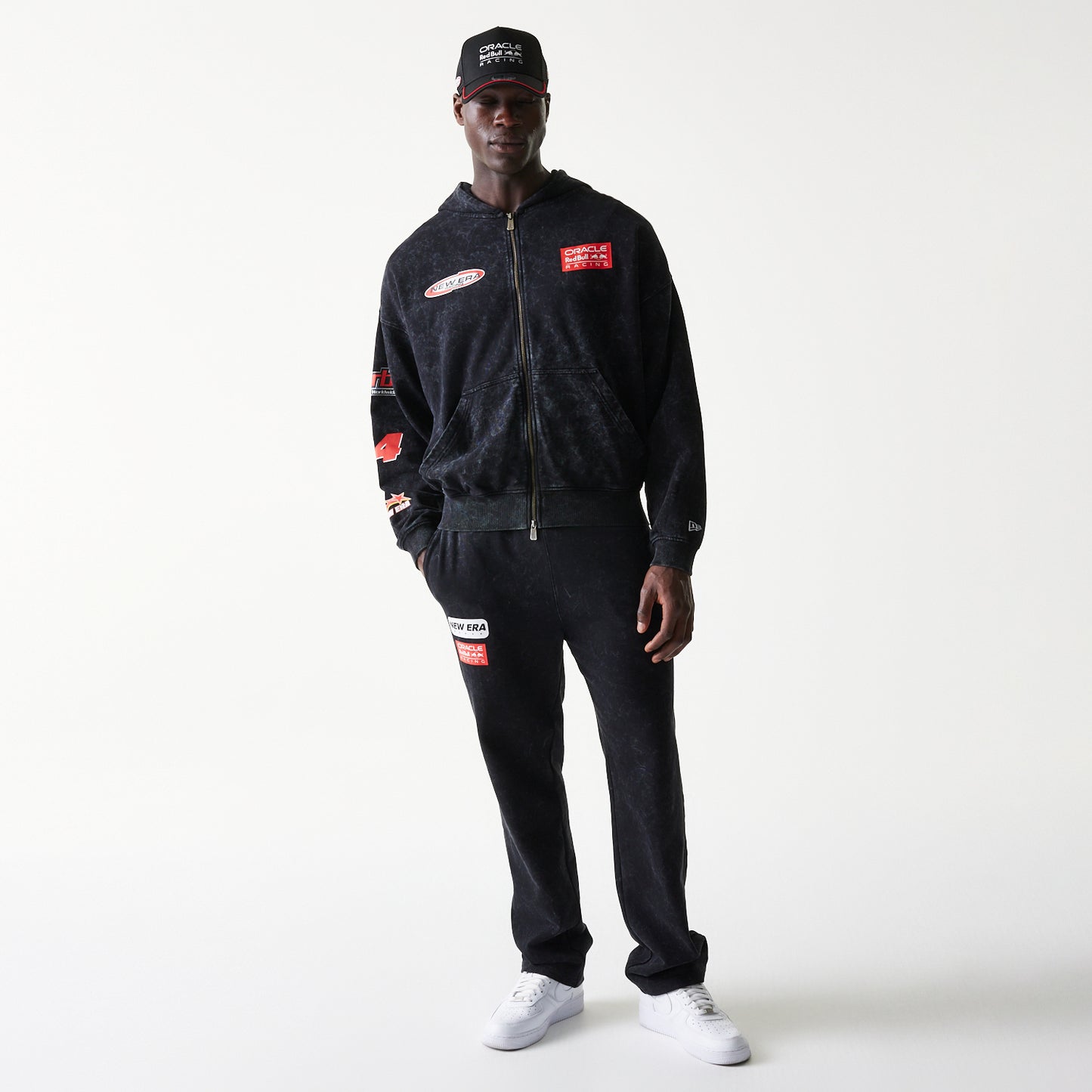 Sudadera Oracle Red Bull Racing Motorsport Lifestyle Negra
