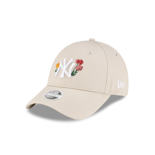 New York Yankees MLB Floral Icon 9FORTY Strapback para mujer