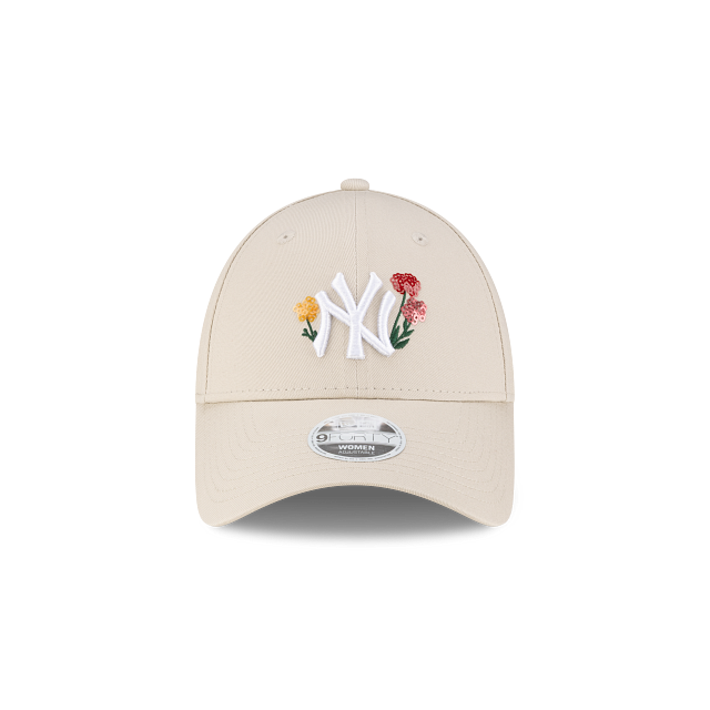 New York Yankees MLB Floral Icon 9FORTY Strapback para mujer