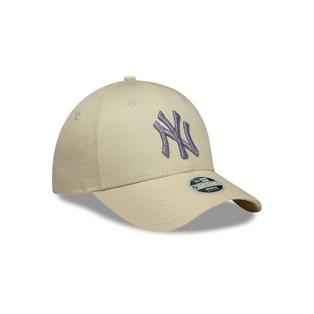 New York Yankees MLB Metallic Logo 9FORTY Strapback para Mujer