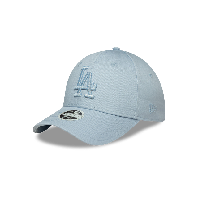 Los Angeles Dodgers MLB Metallic Logo 9FORTY Strapback Azul para Mujer