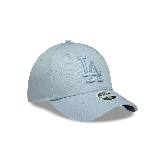 Los Angeles Dodgers MLB Metallic Logo 9FORTY Strapback Azul para Mujer