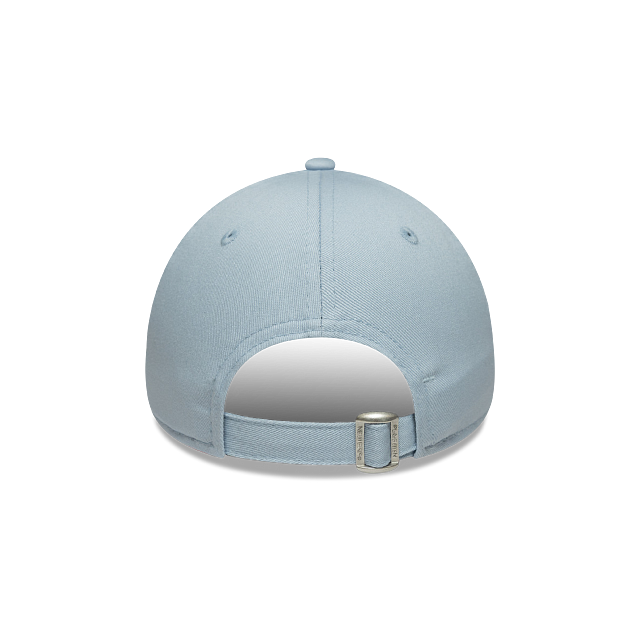 Los Angeles Dodgers MLB Metallic Logo 9FORTY Strapback Azul para Mujer