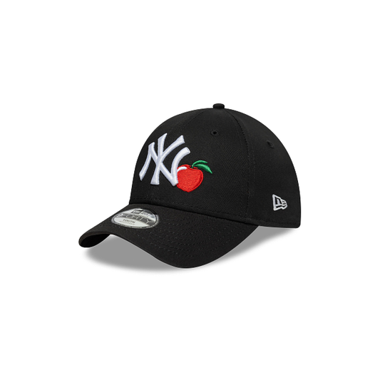 New York Yankees MLB Fruit Icon Apple 9FORTY Strapback para Niña o Niño