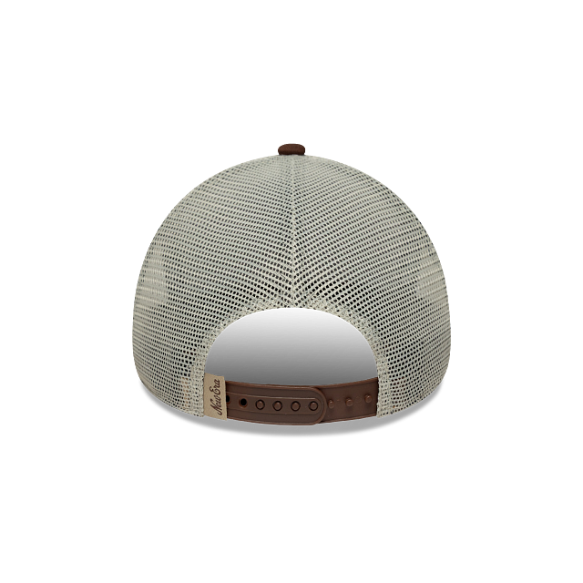 New Era Patch 9FORTY A-Frame Trucker Snapback Café
