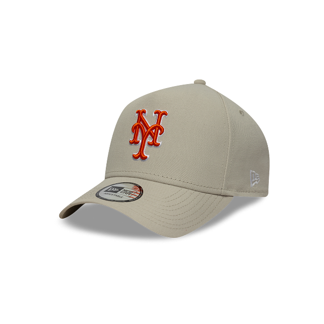 New York Mets MLB Outline Script 9FORTY A-Frame Snapback