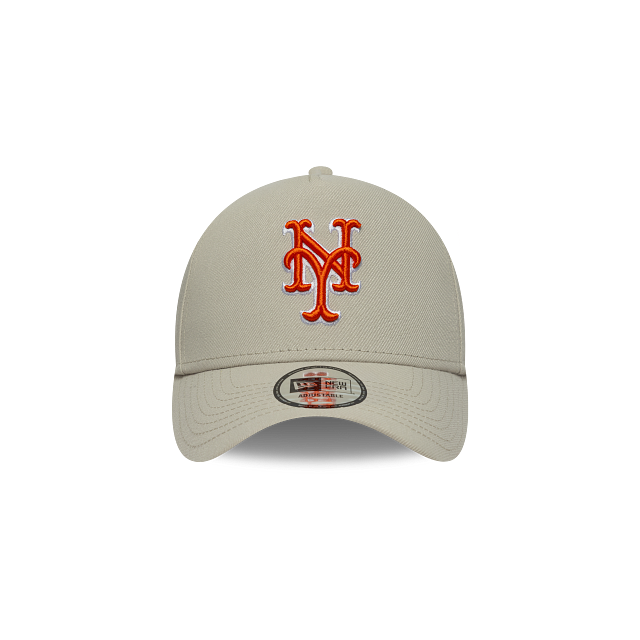 New York Mets MLB Outline Script 9FORTY A-Frame Snapback