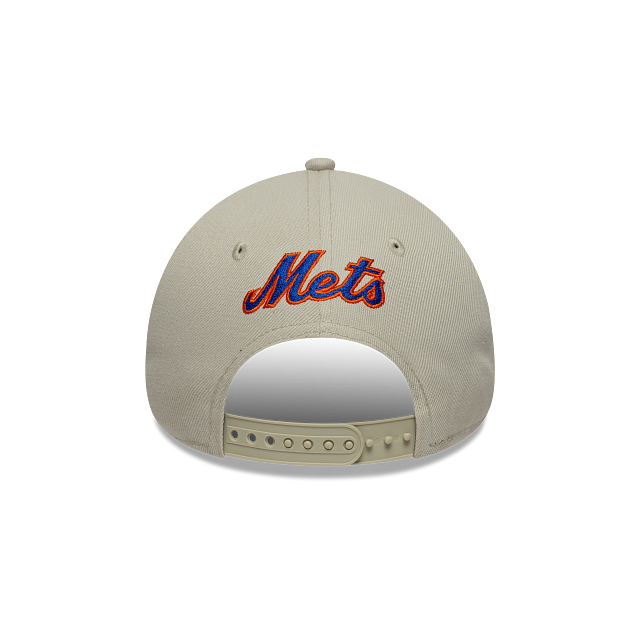 New York Mets MLB Outline Script 9FORTY A-Frame Snapback