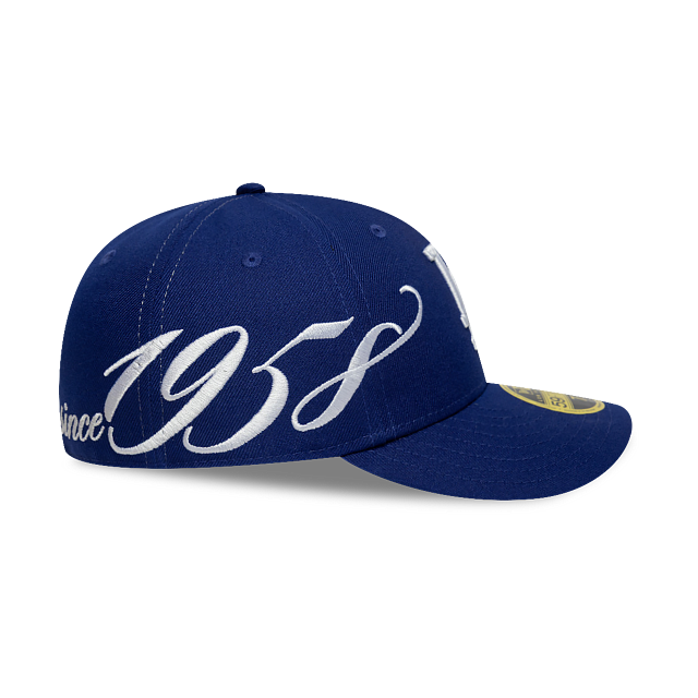 Los Angeles Dodgers MLB Established Script 59FIFTY Low Profile Cerrada