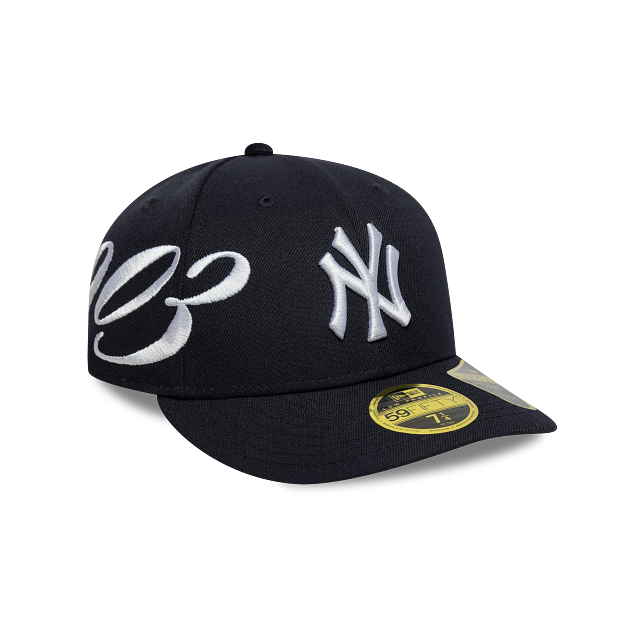 New York Yankees MLB Established Script 59FIFTY Low Profile Cerrada