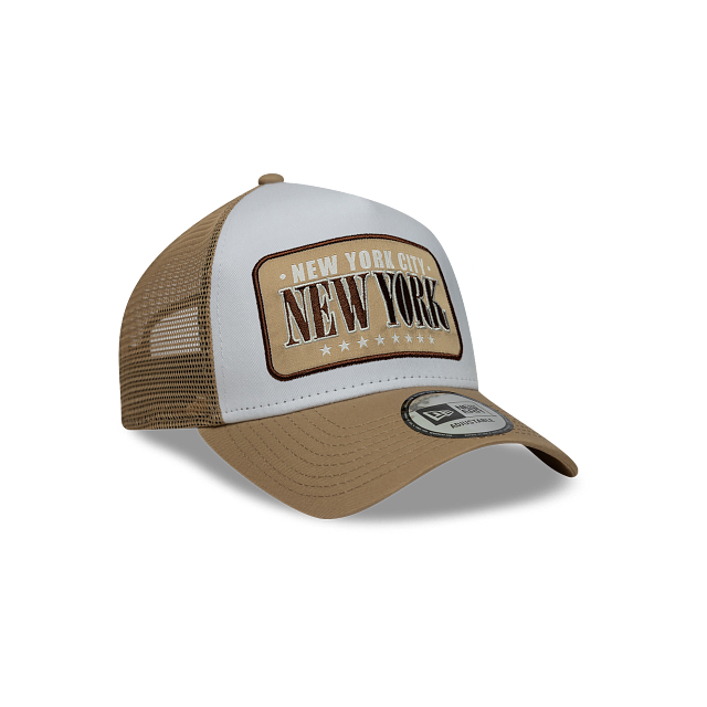 New York City License Plate 9FORTY A-Frame Trucker Snapback