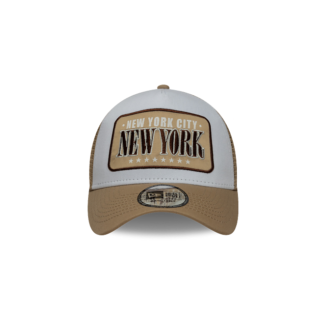 New York City License Plate 9FORTY A-Frame Trucker Snapback