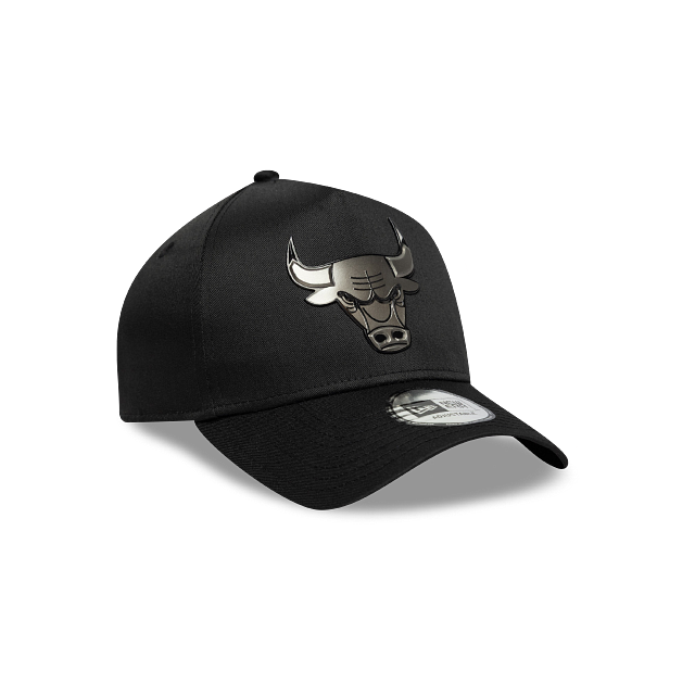 Chicago Bulls NBA Metallic 9FORTY A-Frame Snapback Negra