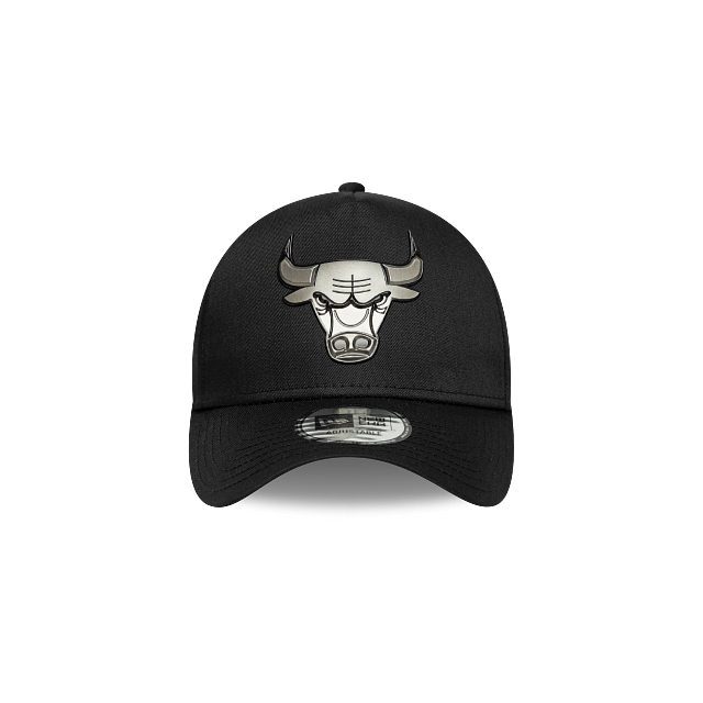 Chicago Bulls NBA Metallic 9FORTY A-Frame Snapback Negra