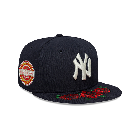 New York Yankees MLB Cooperstown Floral 59FIFTY Cerrada
