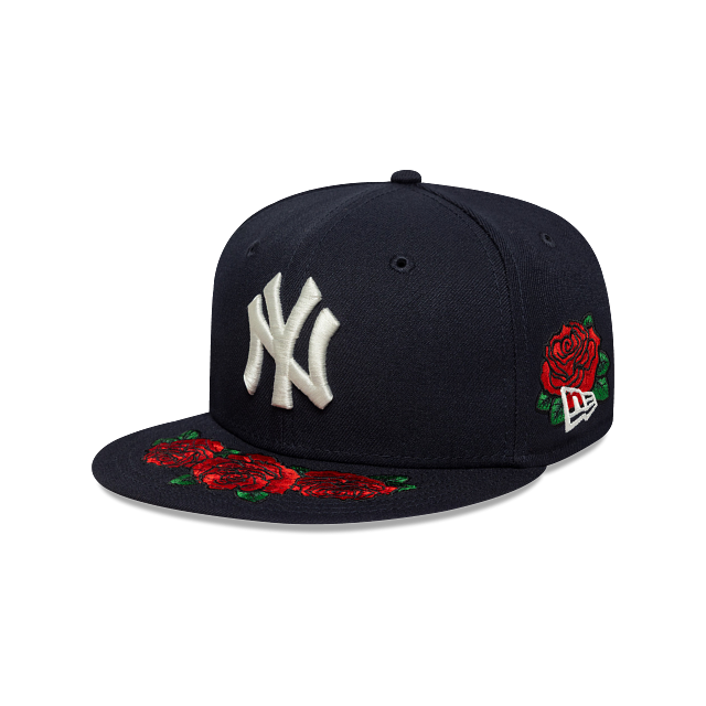 New York Yankees MLB Cooperstown Floral 59FIFTY Cerrada