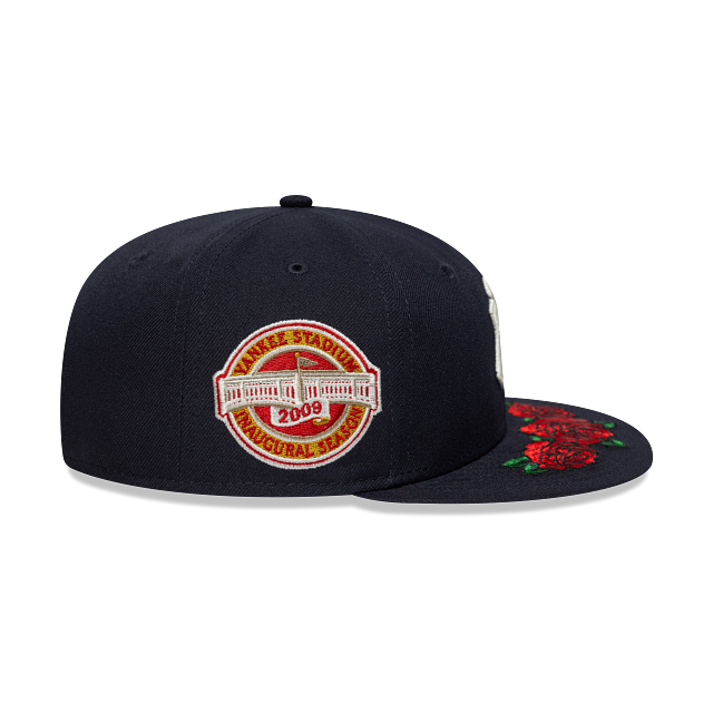New York Yankees MLB Cooperstown Floral 59FIFTY Cerrada