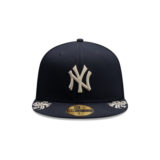 New York Yankees MLB Wordmark 59FIFTY Cerrada Azul