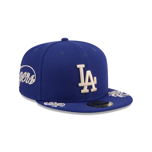 Los Angeles Dodgers MLB Wordmark 59FIFTY Cerrada