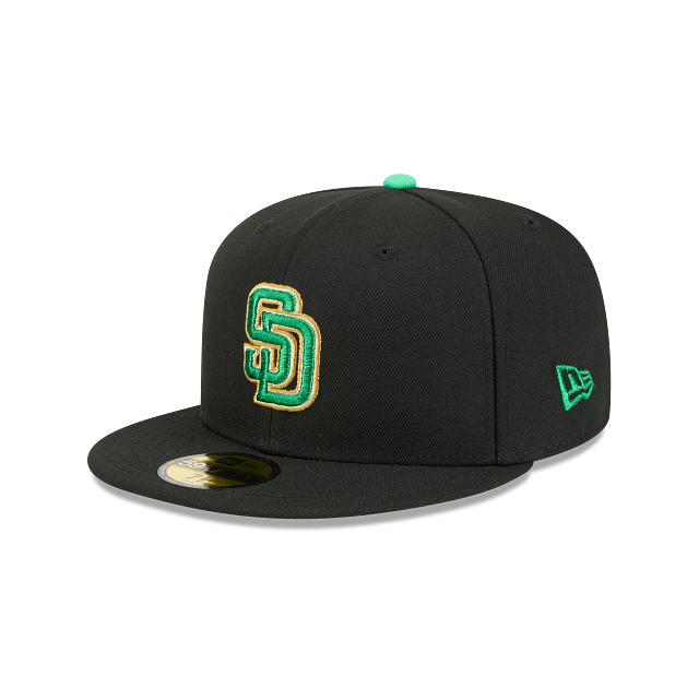 San Diego Padres MLB St. Patrick's Day 2026 59FIFTY Cerrada