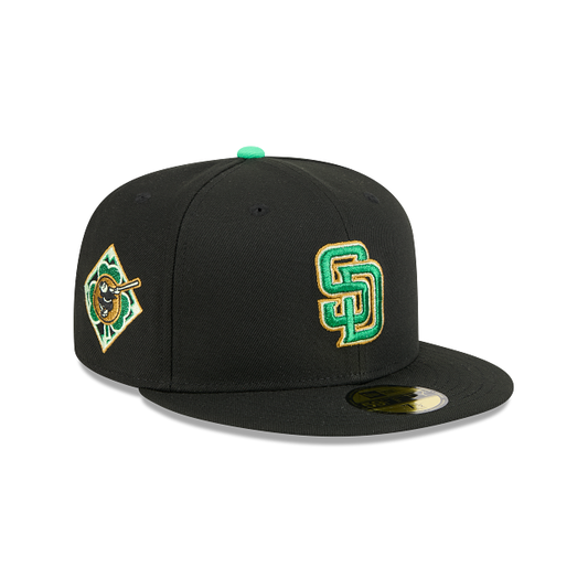 San Diego Padres MLB St. Patrick's Day 2026 59FIFTY Cerrada