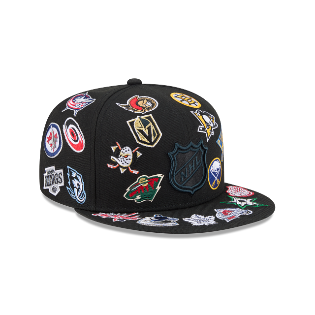 NHL All Over Logo 59FIFTY Cerrada