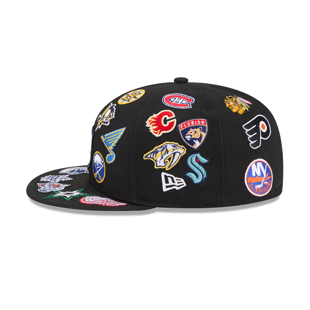 NHL All Over Logo 59FIFTY Cerrada