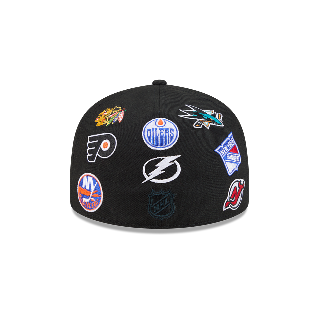 NHL All Over Logo 59FIFTY Cerrada