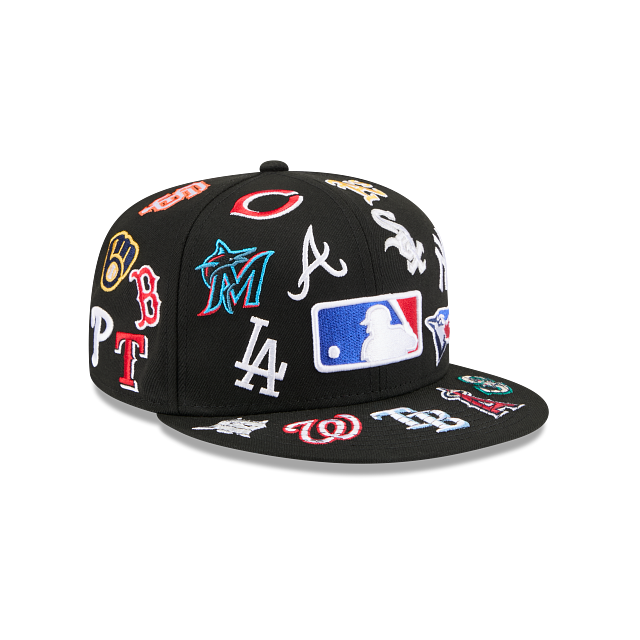 MLB All Over Logo 59FIFTY Cerrada