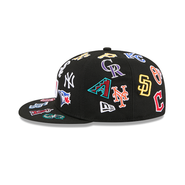 MLB All Over Logo 59FIFTY Cerrada