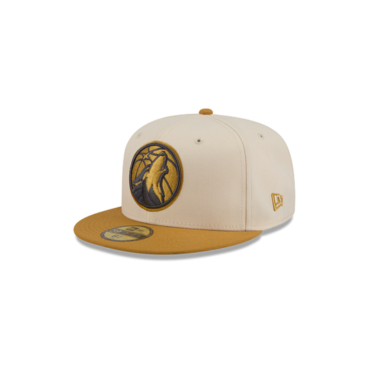 Minnesota Timberwolv NBA Color Pack Two Tone 59FIFTY Cerrada Beige