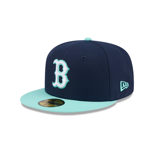 Boston Red Sox MLB Color Pack Two Tone 59FIFTY Cerrada Navy