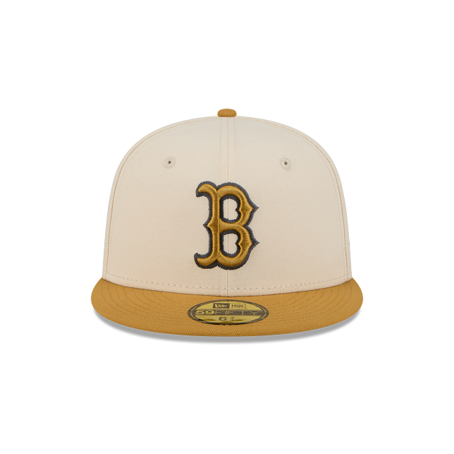 Boston Red Sox MLB Color Pack Brown Logo 59FIFTY Cerrada