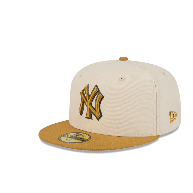 New York Yankees MLB Color Pack Brown Logo 59FIFTY Cerrada