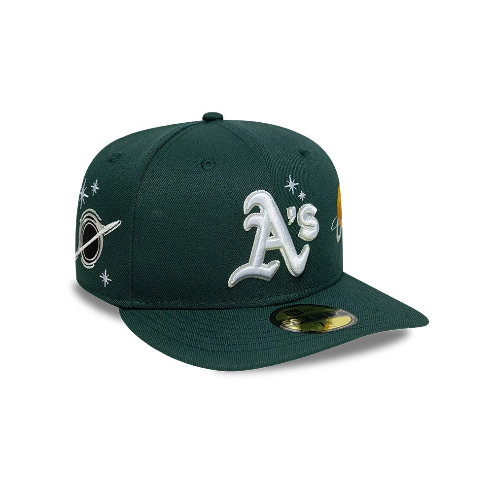 Athletics MLB Planet Icon 59FIFTY Cerrada
